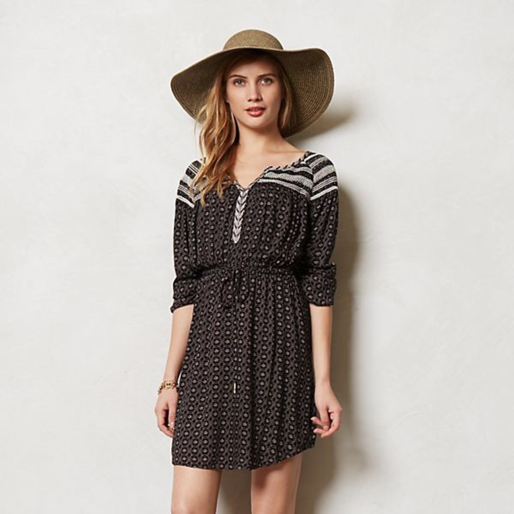 Anthropologie Holding Horses Peasant Dress size S
